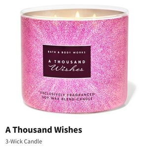 Bath & Body Works “A Thousand Wishes” 3 Wick Candle
